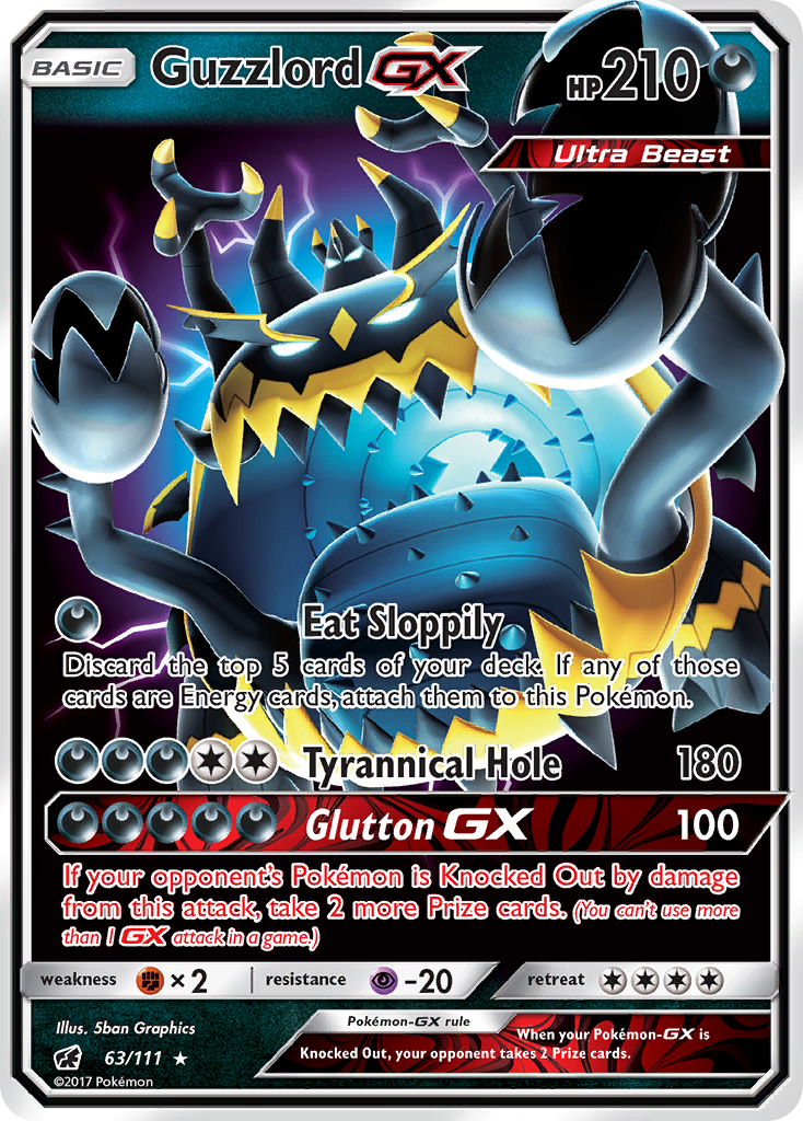 [PKM-R] Guzzlord GX (63/111) [Sun & Moon: Crimson Invasion]