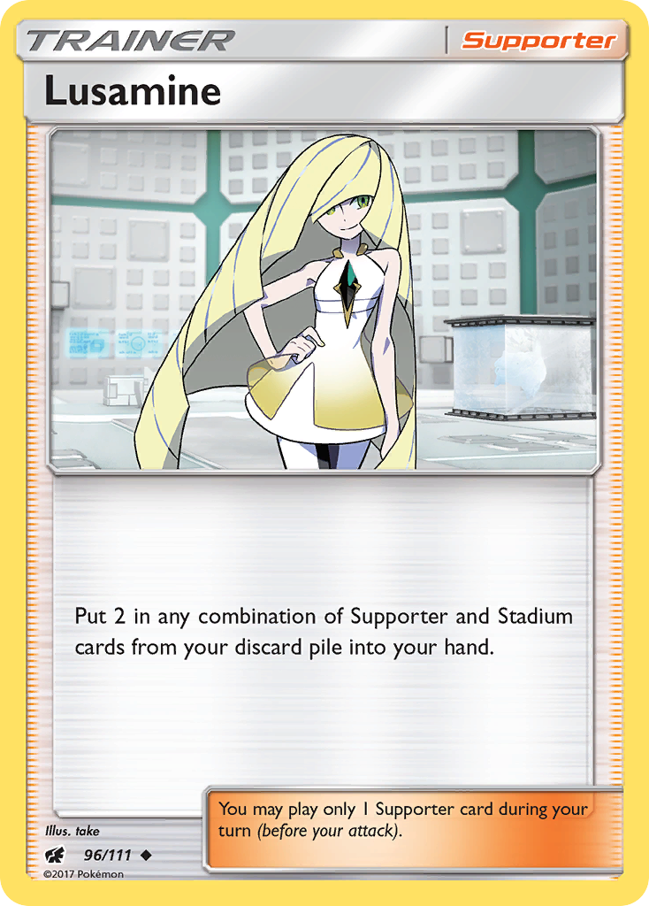 [TR] Lusamine (96/111) [Sun & Moon: Crimson Invasion]