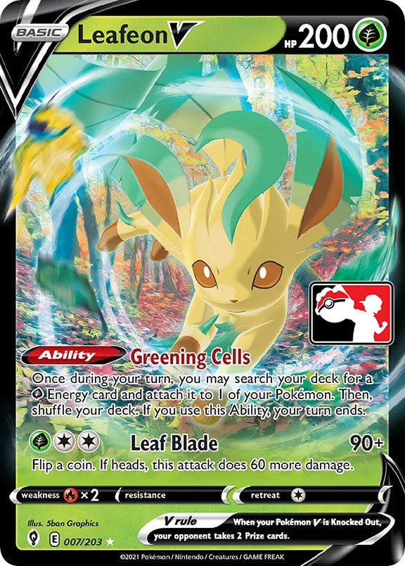 [PKM-R] Leafeon V (007/203) [Prize Pack Series One]