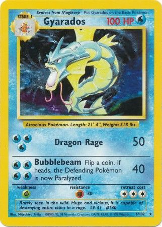 [PKM-R] Gyarados (6/102) [Base Set Unlimited]