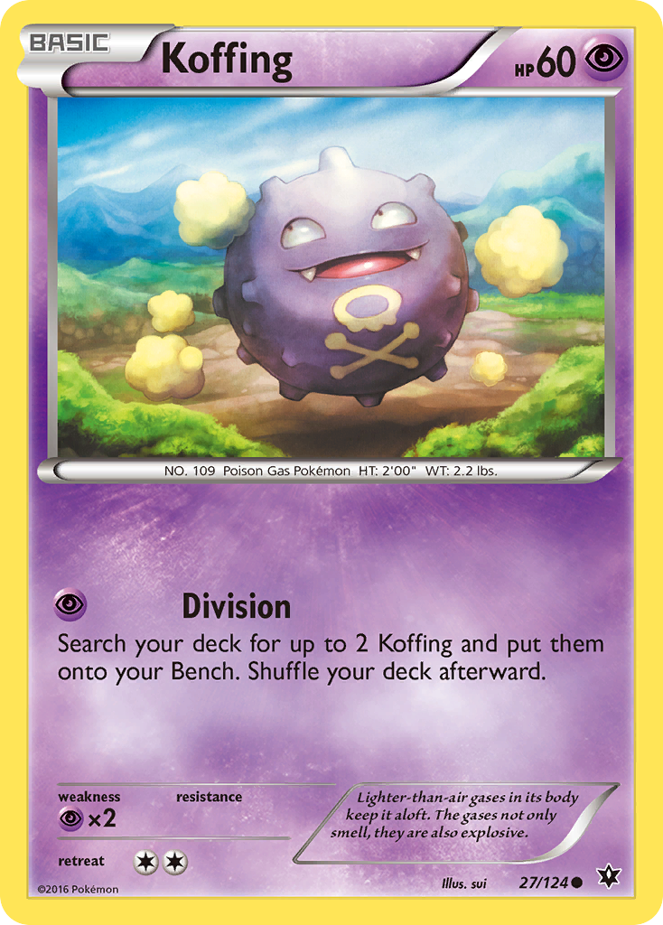 [PKM-C] Koffing (27/124) [XY: Fates Collide]