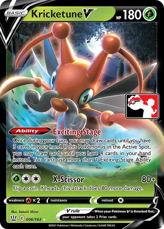 [PKM-R] Kricketune V (006/163) [Prize Pack Series One]