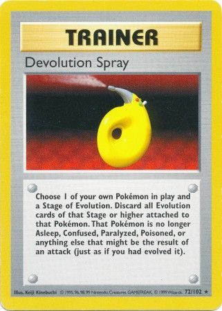 [TR] Devolution Spray (72/102) [Base Set Shadowless Unlimited]