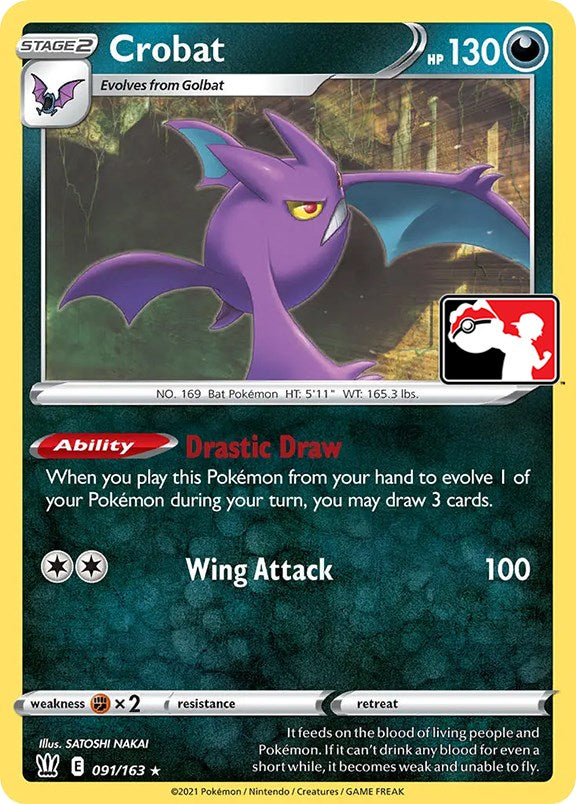 [PKM-R] Crobat (091/163) [Prize Pack Series One]