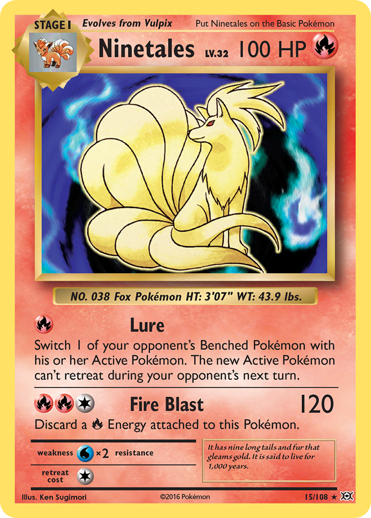 [PKM-R] Ninetales (15/108) [XY: Evolutions]