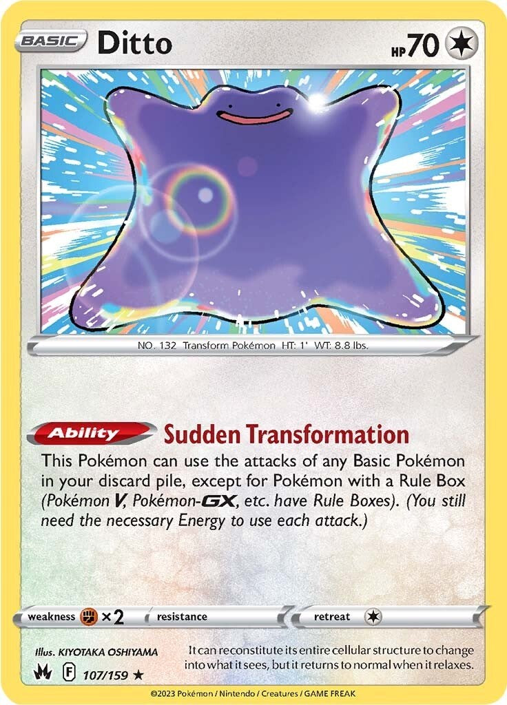 [PKM-R] Ditto (107/159) [Sword & Shield: Crown Zenith]