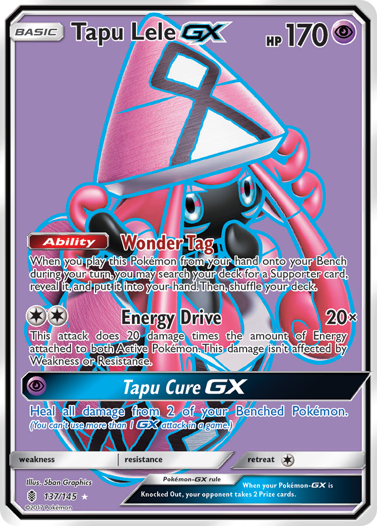 [PKM-R] Tapu Lele GX (137/145) [Sun & Moon: Guardians Rising]