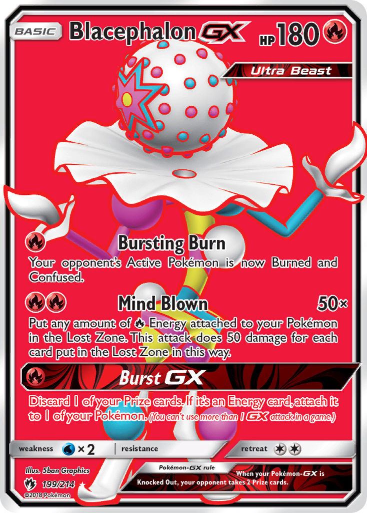 [PKM-R] Blacephalon GX (199/214) [Sun & Moon: Lost Thunder]