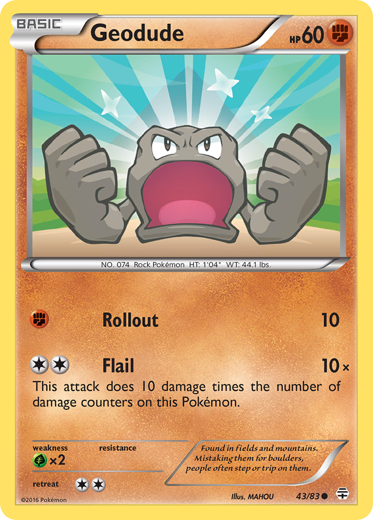 [PKM-C] Geodude (43/83) [XY: Generations]