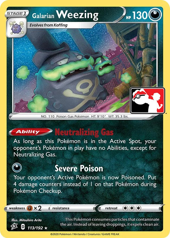 [PKM-R] Galarian Weezing (113/192) [Prize Pack Series One]