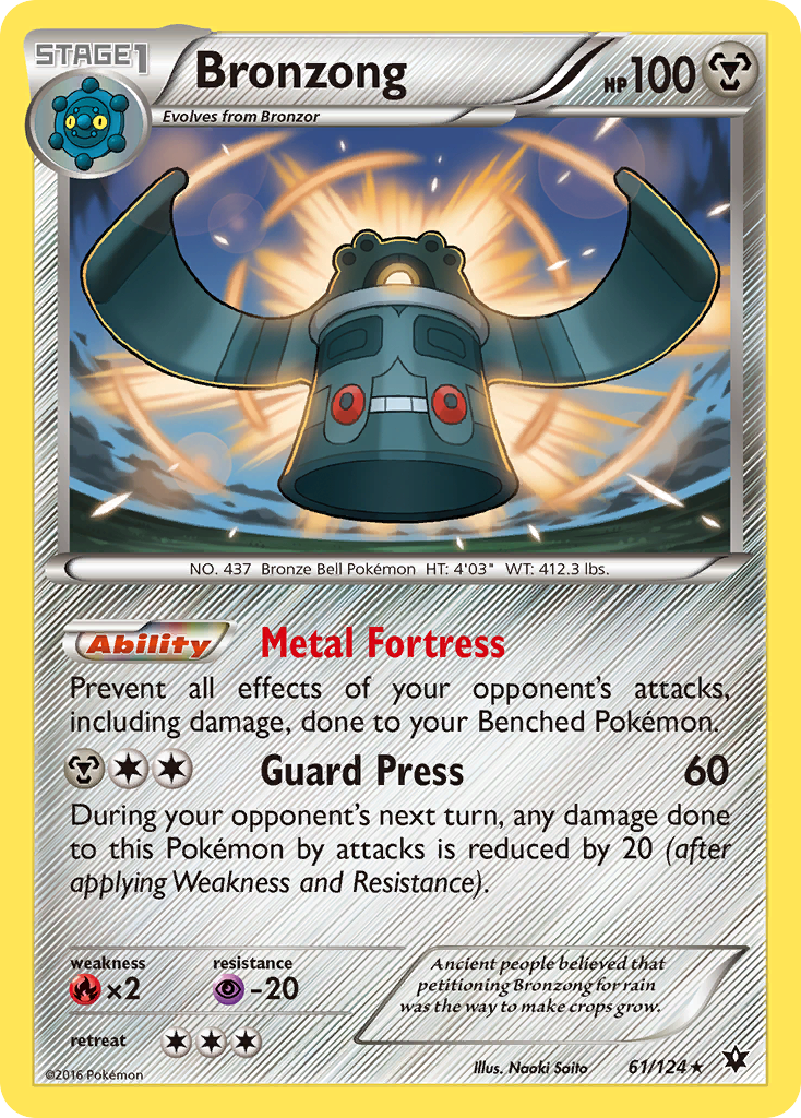 [PKM-R] Bronzong (61/124) [XY: Fates Collide]