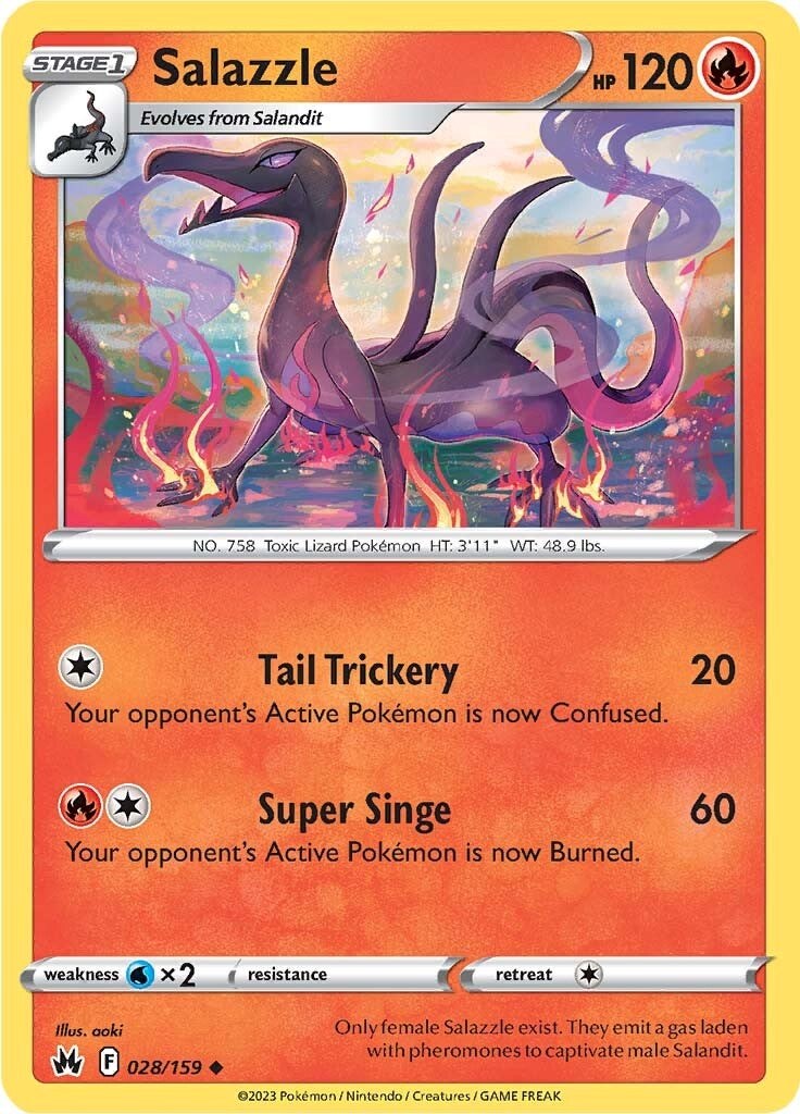 [PKM-C] Salazzle (028/159) [Sword & Shield: Crown Zenith]