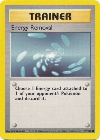 [TR] Energy Removal (92/102) [Base Set Unlimited]