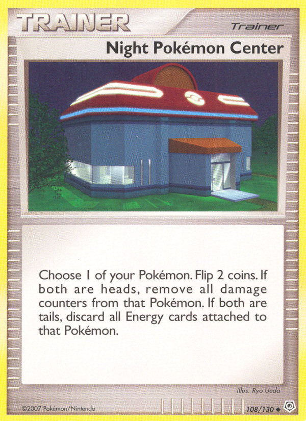 [TR] Night Pokemon Center (108/130) [Diamond & Pearl: Base Set]