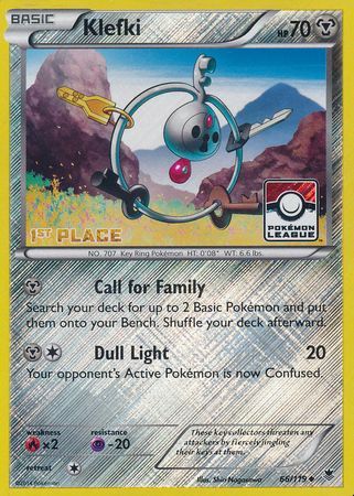 [PKM-R] Klefki (66/119) (League Promo 1st Place) [XY: Phantom Forces]