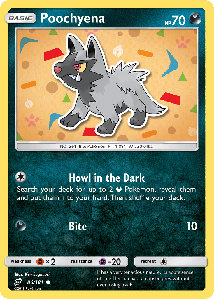 [PKM-C] Poochyena (86/181) [Sun & Moon: Team Up]