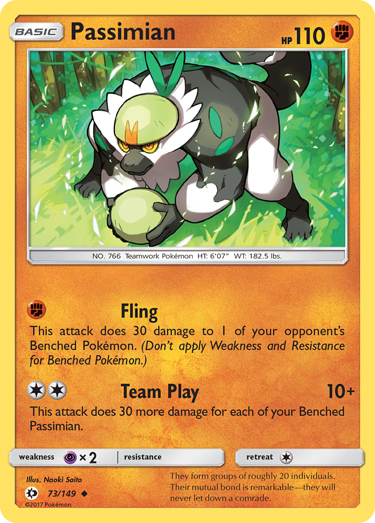 [PKM-C] Passimian (73/149) [Sun & Moon: Base Set]