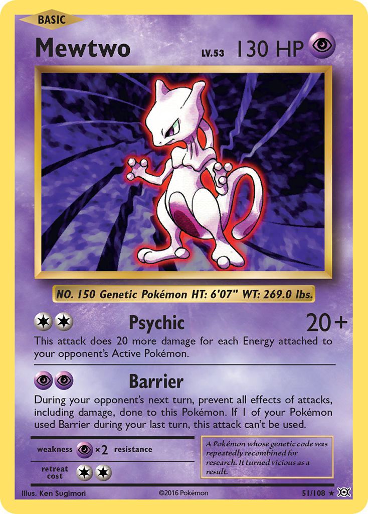 [PKM-R] Mewtwo (51/108) [XY: Evolutions]