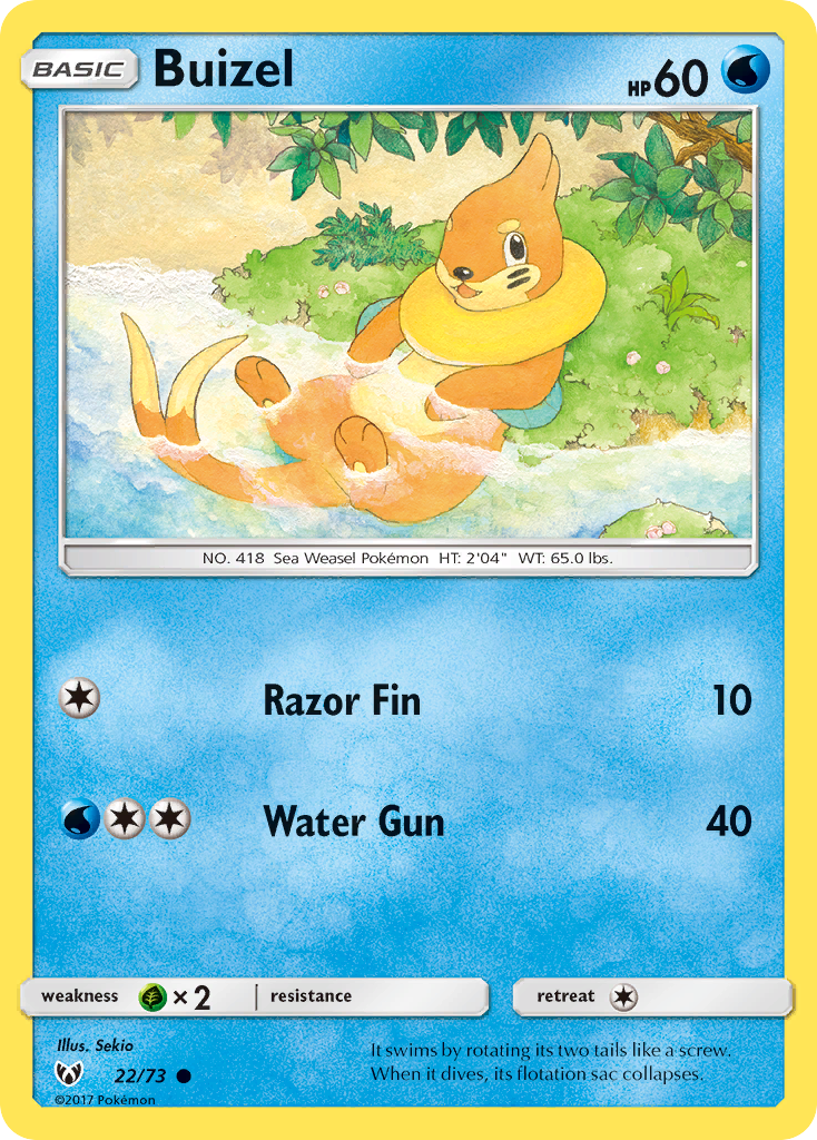 [PKM-C] Buizel (22/73) [Sun & Moon: Shining Legends]