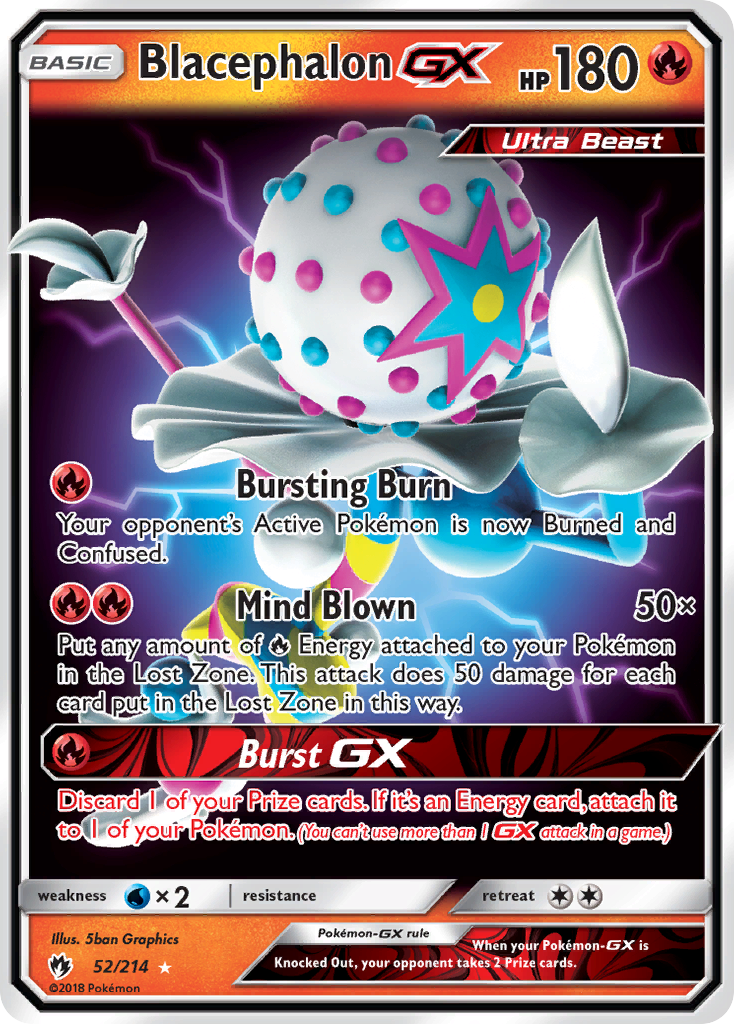 [PKM-R] Blacephalon GX (52/214) [Sun & Moon: Lost Thunder]