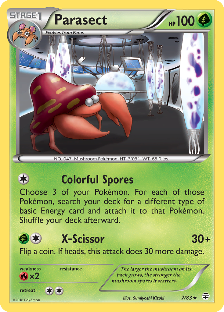 [PKM-R] Parasect (7/83) [XY: Generations]