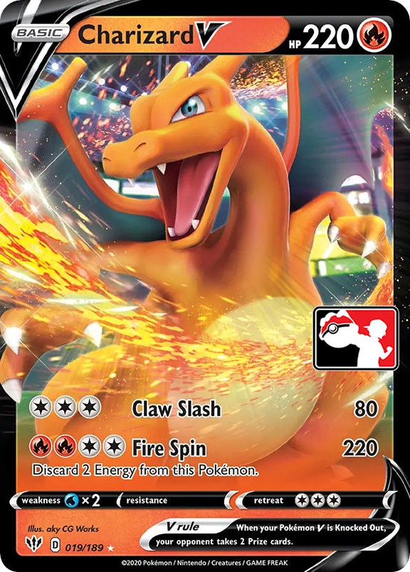 [PKM-R] Charizard V (019/189) [Prize Pack Series One]