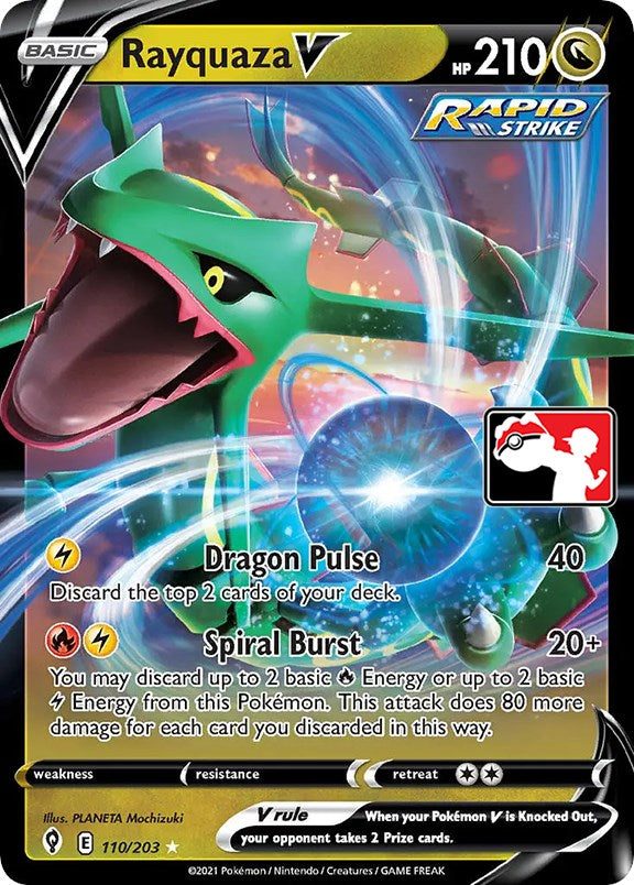 [PKM-R] Rayquaza V (110/203) [Prize Pack Series One]