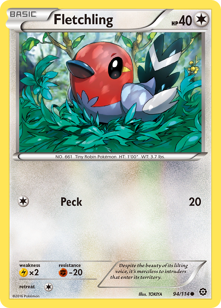 [PKM-C] Fletchling (94/114) [XY: Steam Siege]