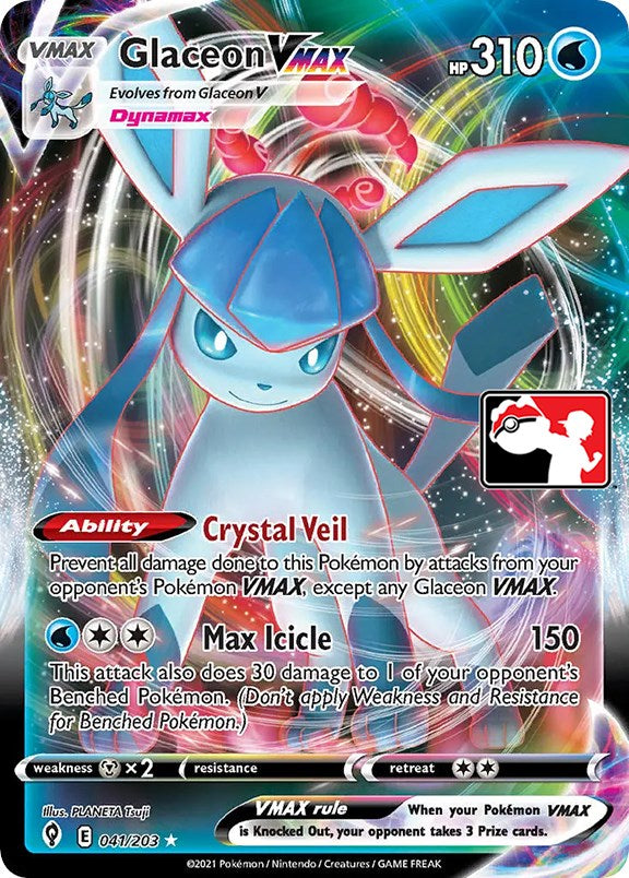 [PKM-R] Glaceon VMAX (041/203) [Prize Pack Series One]