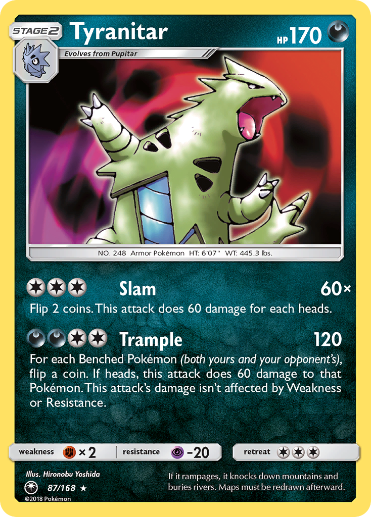 [PKM-R] Tyranitar (87/168) [Sun & Moon: Celestial Storm]