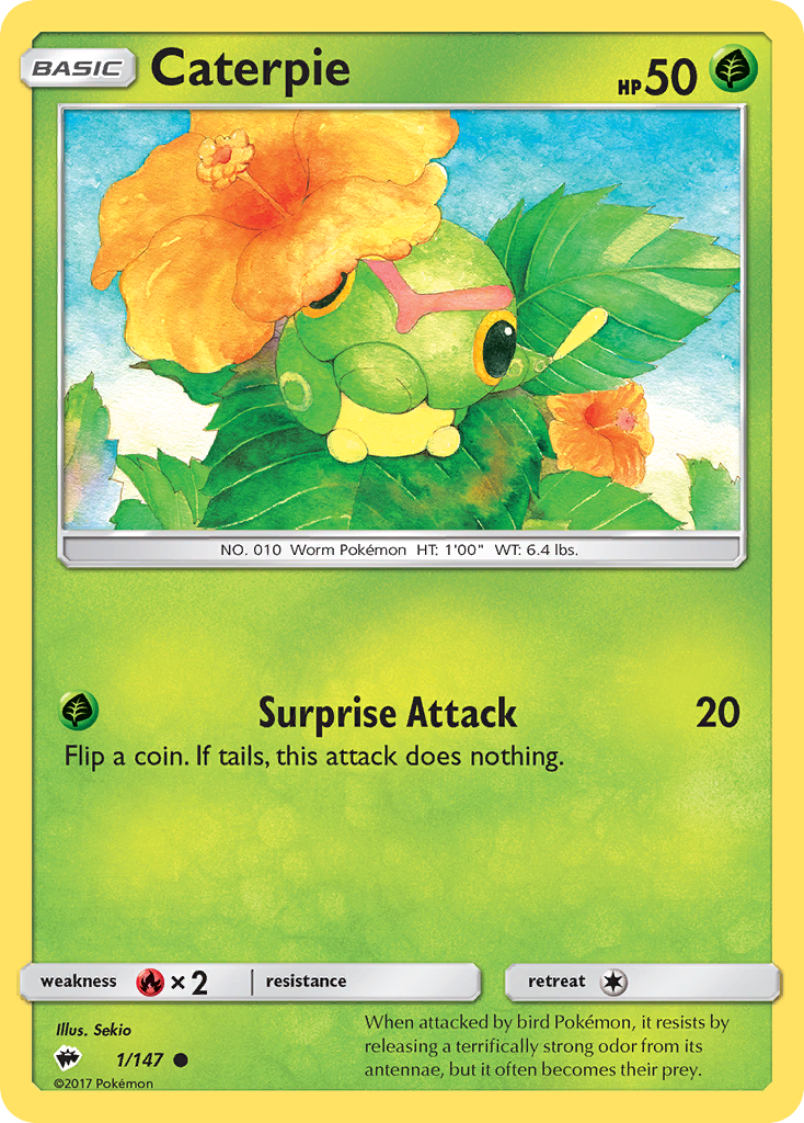 [PKM-C] Caterpie (1/147) [Sun & Moon: Burning Shadows]