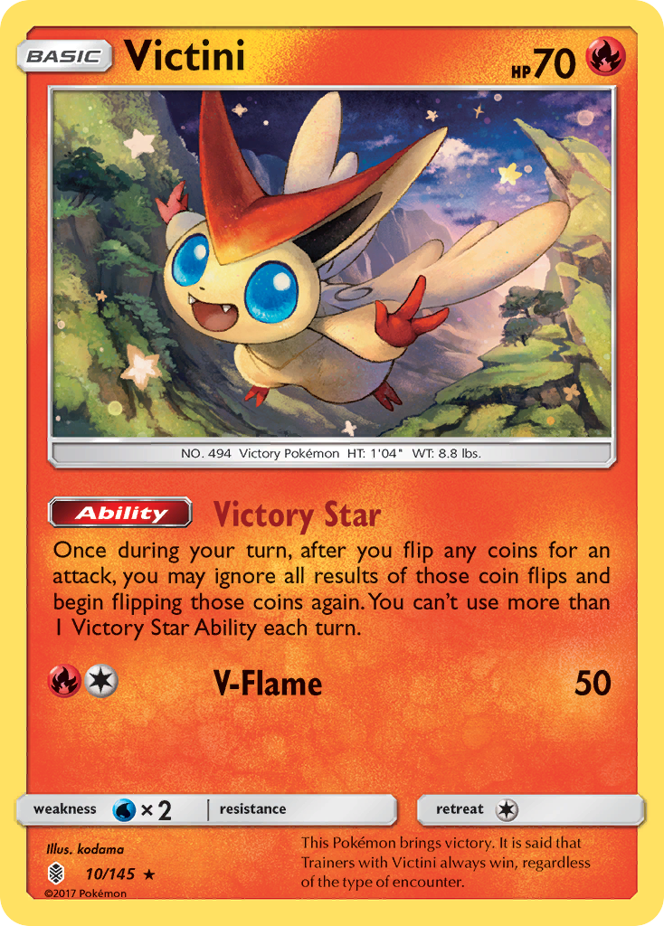 [PKM-R] Victini (10/145) [Sun & Moon: Guardians Rising]