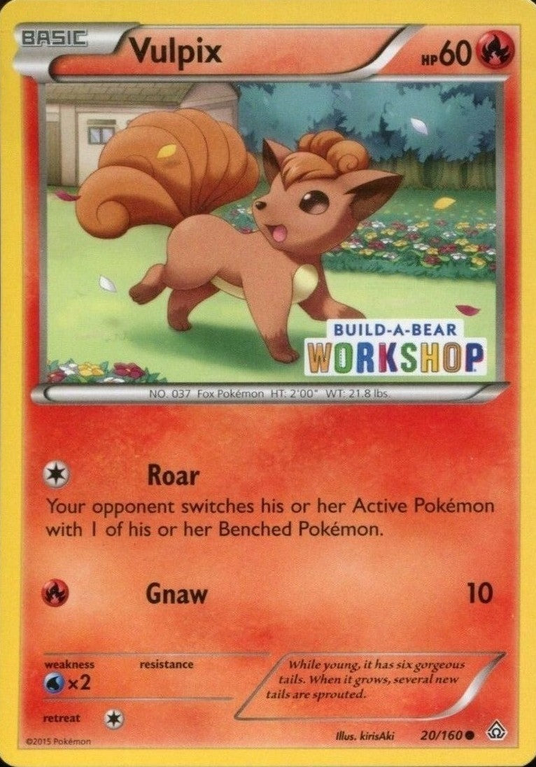 [PKM-R] Vulpix (20/160) (Build A Bear Workshop Exclusive) [XY: Primal Clash]