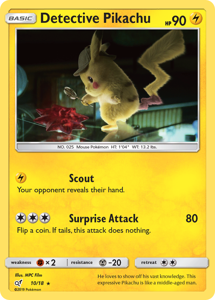 [PKM-R] Detective Pikachu (10/18) [Sun & Moon: Detective Pikachu]