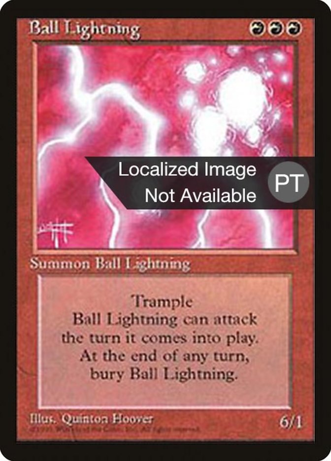 {F} Ball Lightning [Fourth Edition (Foreign Black Border)][FBB 4ED 176]