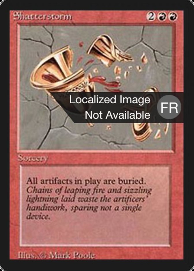 {F} Shatterstorm [Foreign Black Border][FBB 3ED 176]