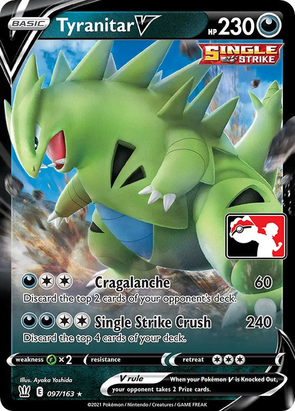 [PKM-R] Tyranitar V (097/163) [Prize Pack Series One]