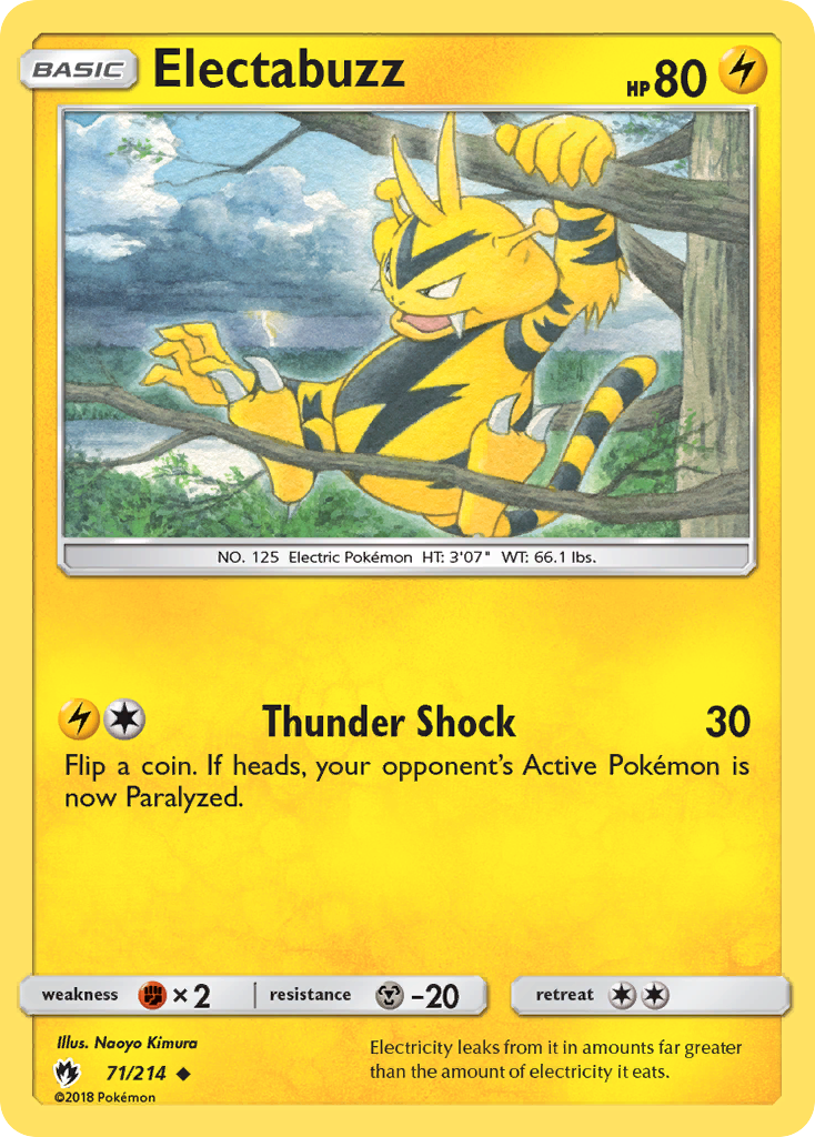 [PKM-C] Electabuzz (71/214) [Sun & Moon: Lost Thunder]