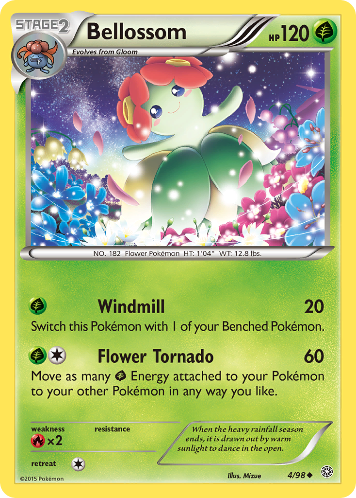 [PKM-C] Bellossom (4/98) [XY: Ancient Origins]