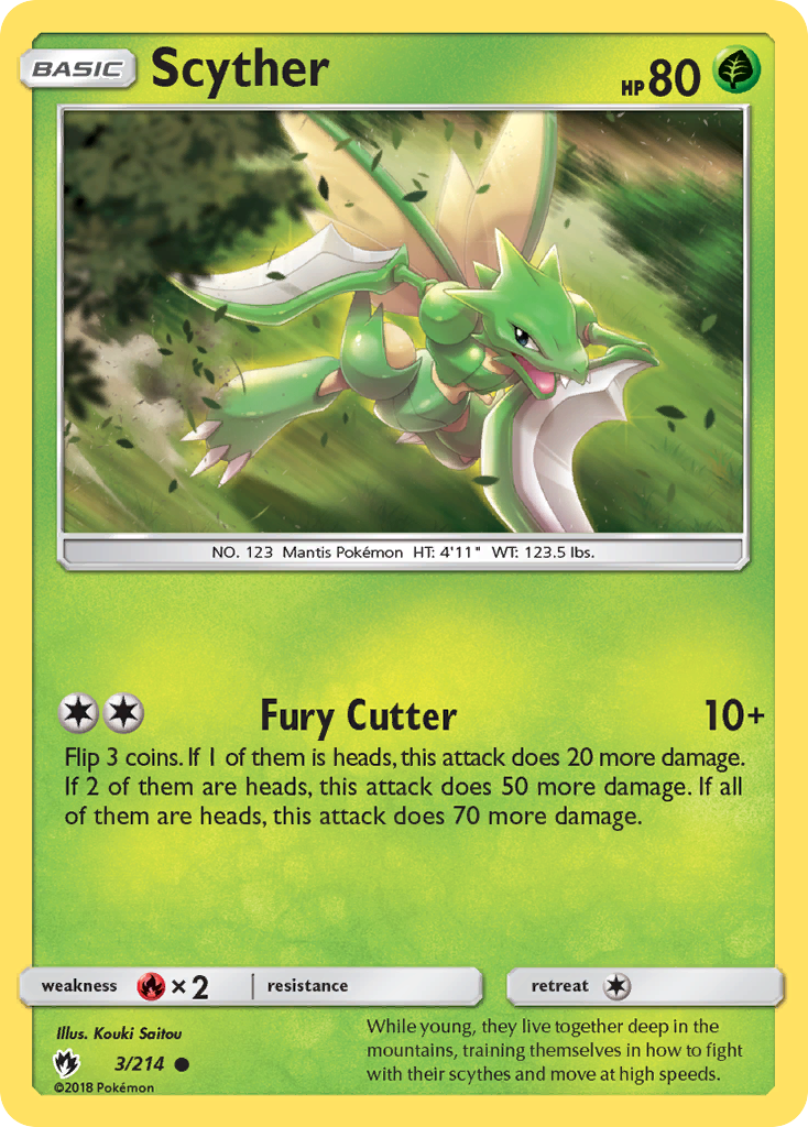 [PKM-C] Scyther (3/214) [Sun & Moon: Lost Thunder]