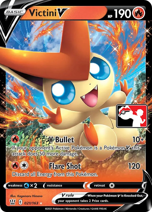 [PKM-R] Victini V (021/163) [Prize Pack Series One]