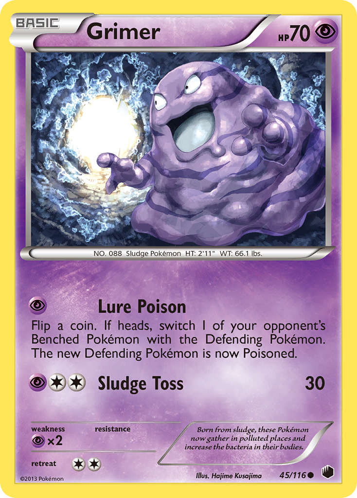 [PKM-C] Grimer (45/116) [Black & White: Plasma Freeze]