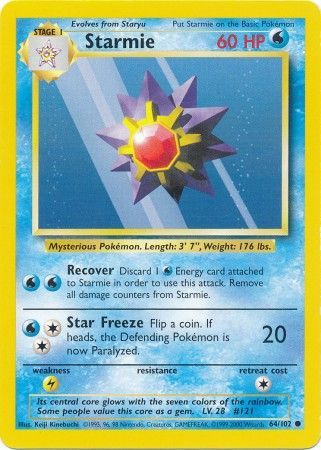 [PKM-C] Starmie (64/102) [Base Set Unlimited]