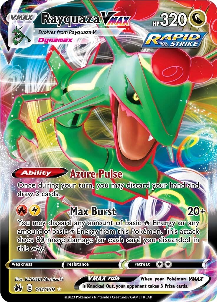 [PKM-R] Rayquaza VMAX (101/159) (101) [Sword & Shield: Crown Zenith]