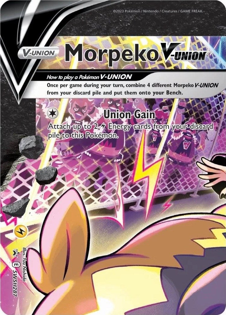 [PKM-R] Morpeko V-Union (SWSH287) [Sword & Shield: Black Star Promos]